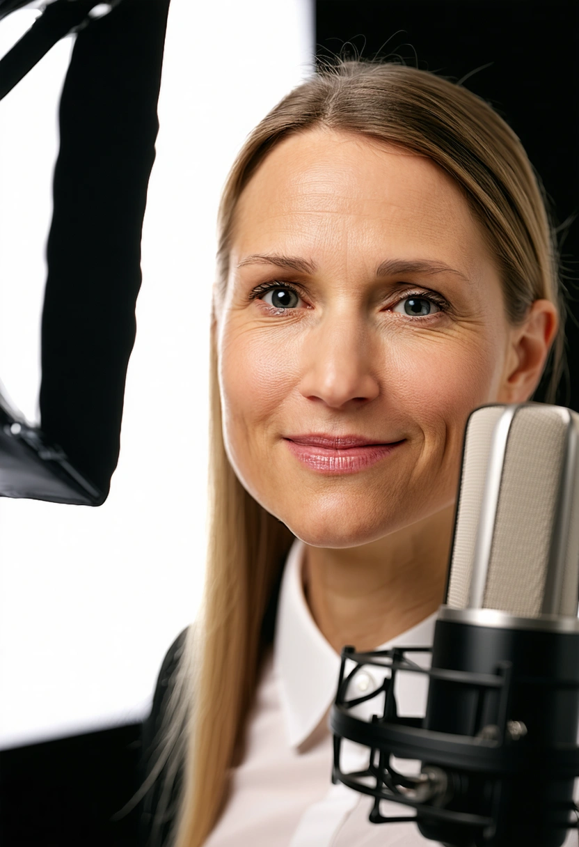 Blick ins Interview-Studio — Mikrofon, Ton und Kameras
